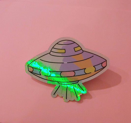 Starship Holographic Sticker