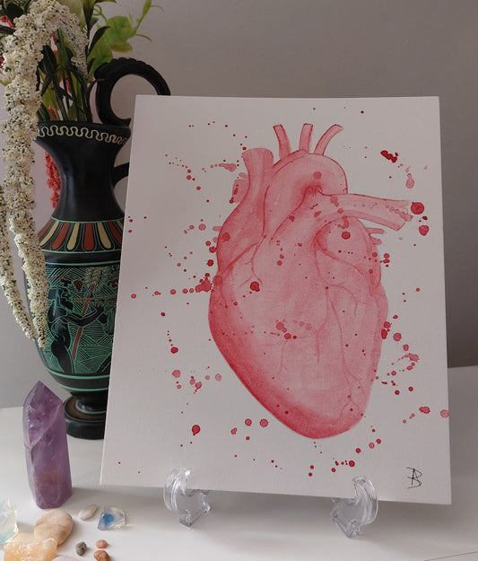 Bleeding Heart | Watercolor Painting